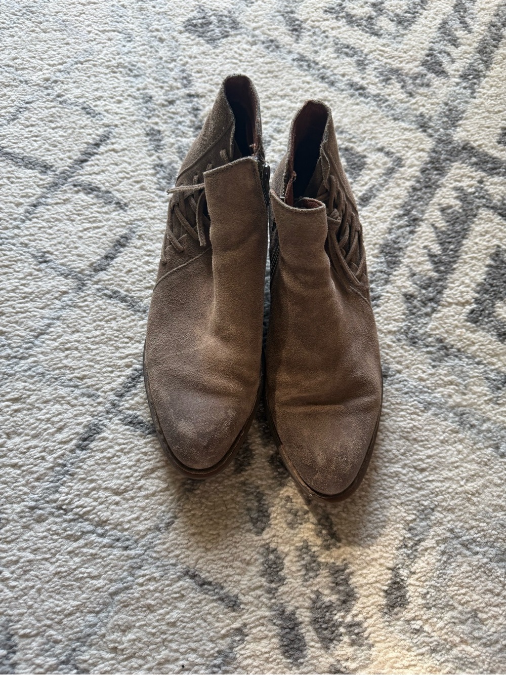 Born Brown Suede Ankle Boots